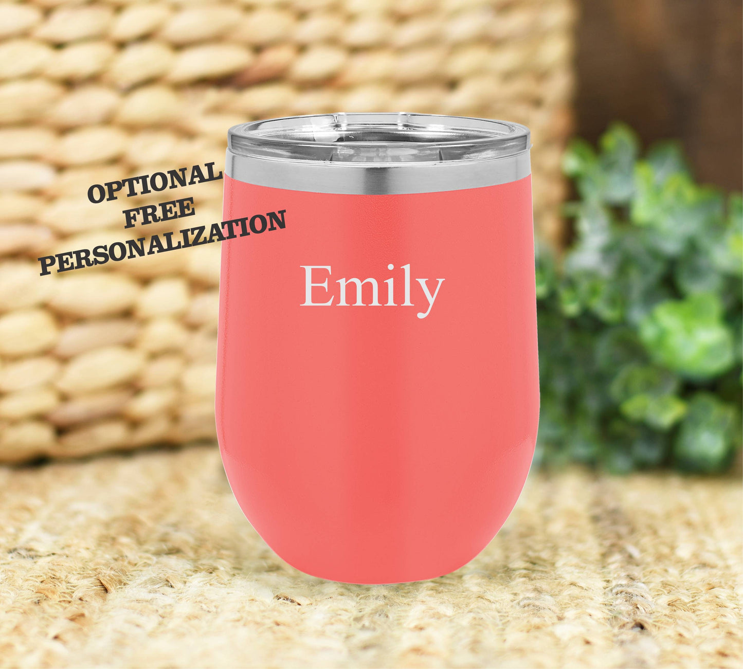 Wine girl wasted insulated wine tumbler. FREE PERSONALIZATION & SHIPPING